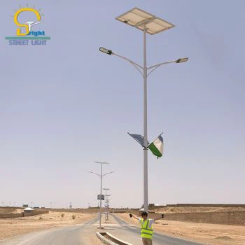 10M 120W dobbeltarmede sollys