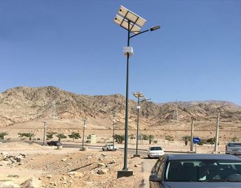 6m 30W Solar Street Lights Outdoor Road Lamp